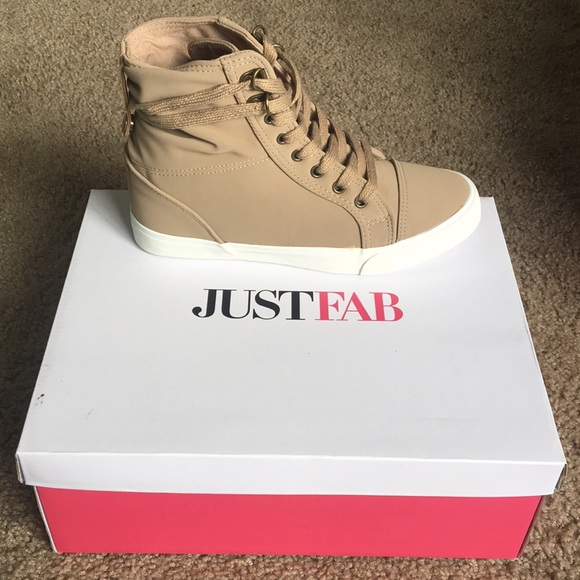 JUSTFAB “Faria” Wedged Hightops - Picture 1 of 1